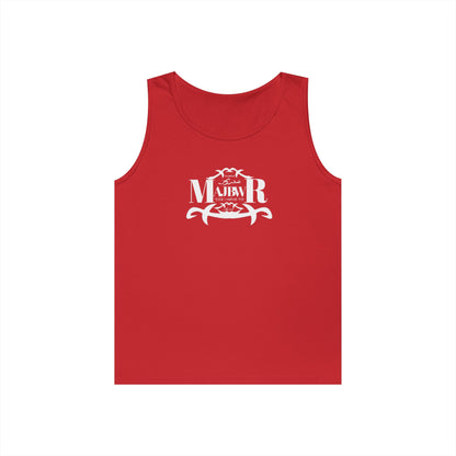 MAJBWR - Unisex Heavy Cotton Tank Top Left Right