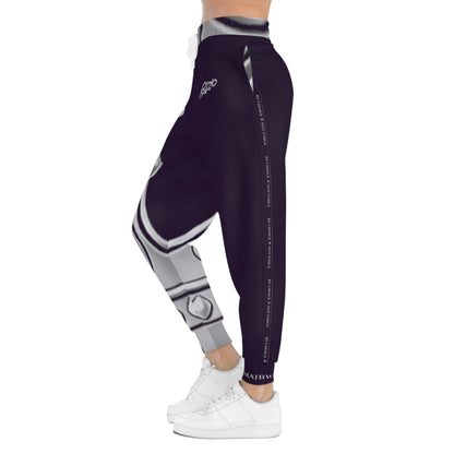 MAJBWR - Deep Purple Ghost White Crown Athletic Joggers — Ghost Edition