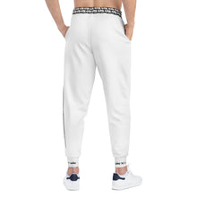 MAJBWR - White Camo Logo Athletic Joggers — Grey/Black Edition