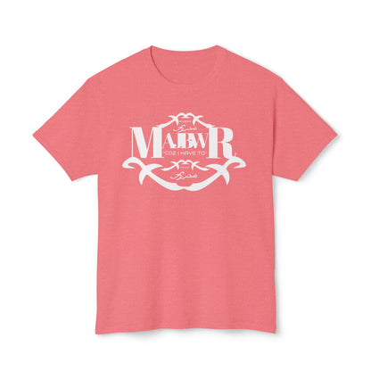 MAJBWR - Monogram Crest T-Shirt — Vintage Initials Graphic Tee