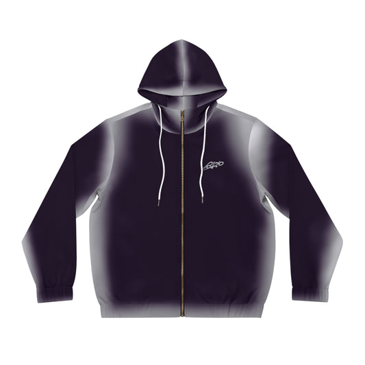 MAJBWR — Ghost Smoke Deep Purple Hoodie Full-Zip