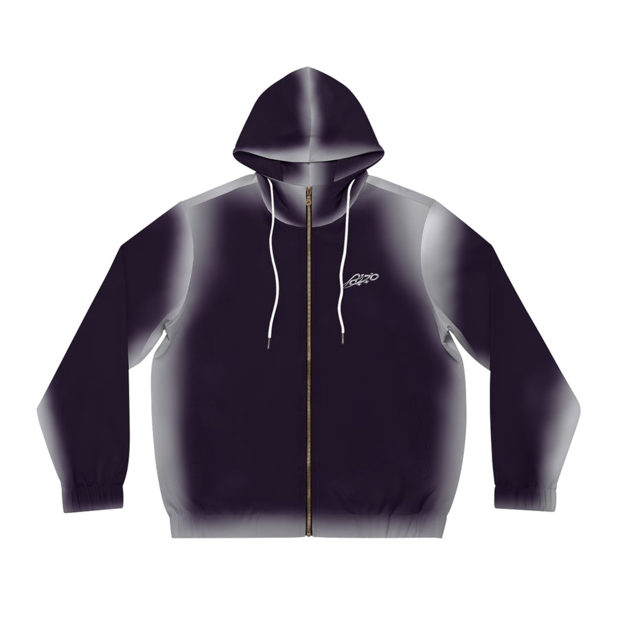 MAJBWR — Ghost Smoke Deep Purple Hoodie Full-Zip