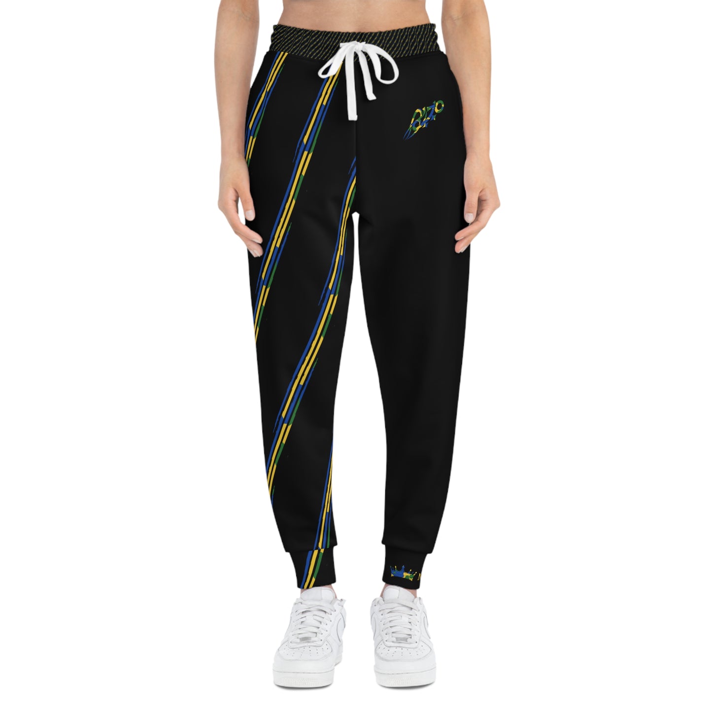 MAJBWR - Camo Black Athletic Joggers  Limited Edition