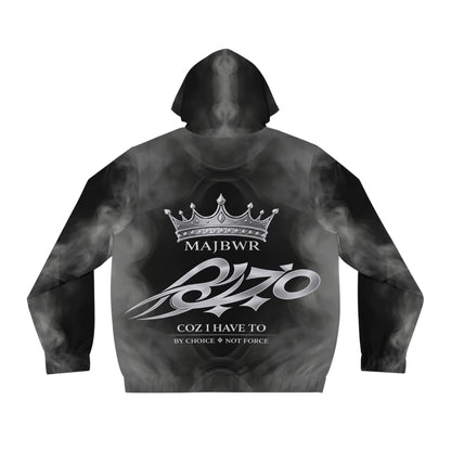 MAJBWR — Ghost Smoke Black Smoke Hoodie Full-Zip - Smoked Edition