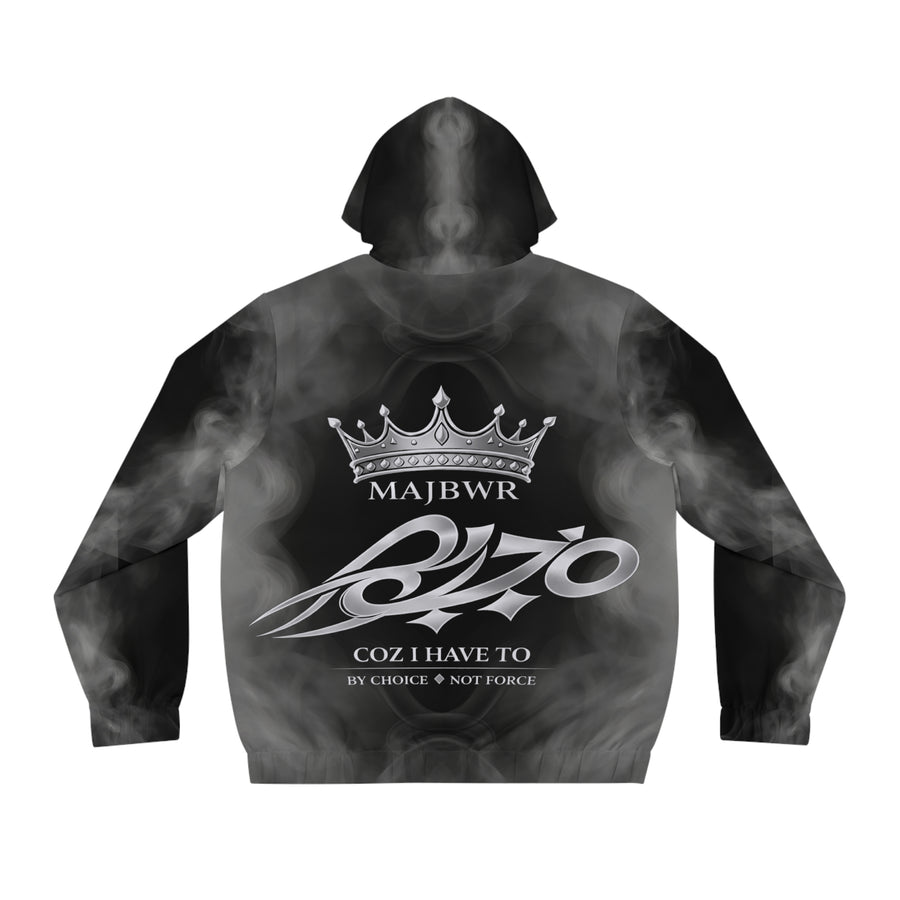 MAJBWR — Ghost Smoke Black Smoke Hoodie Full-Zip - Smoked Edition