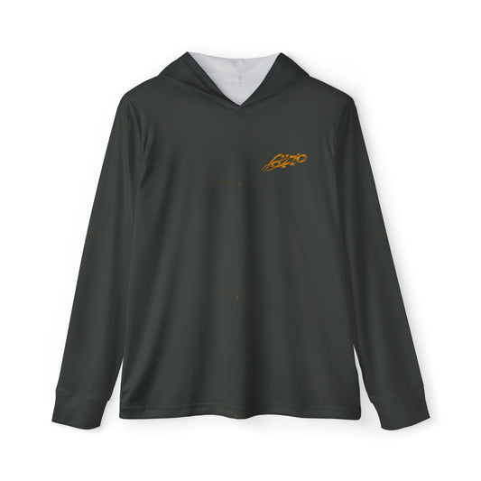 MAJBWR - Men's Olive & Gold Sports Warmup  Athletic  Hoodie AOP