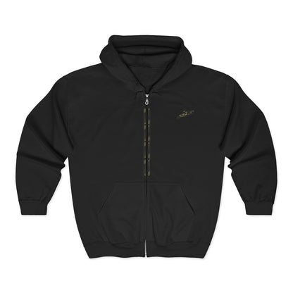 MAJBWR - Black Camo Crown Full-Zip Hoodie —  Limited Edition