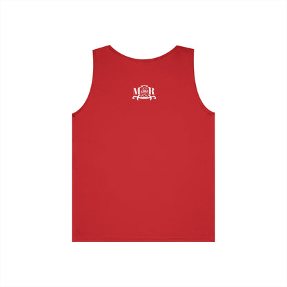 MAJBWR - Unisex Heavy Cotton Tank Top Left Right