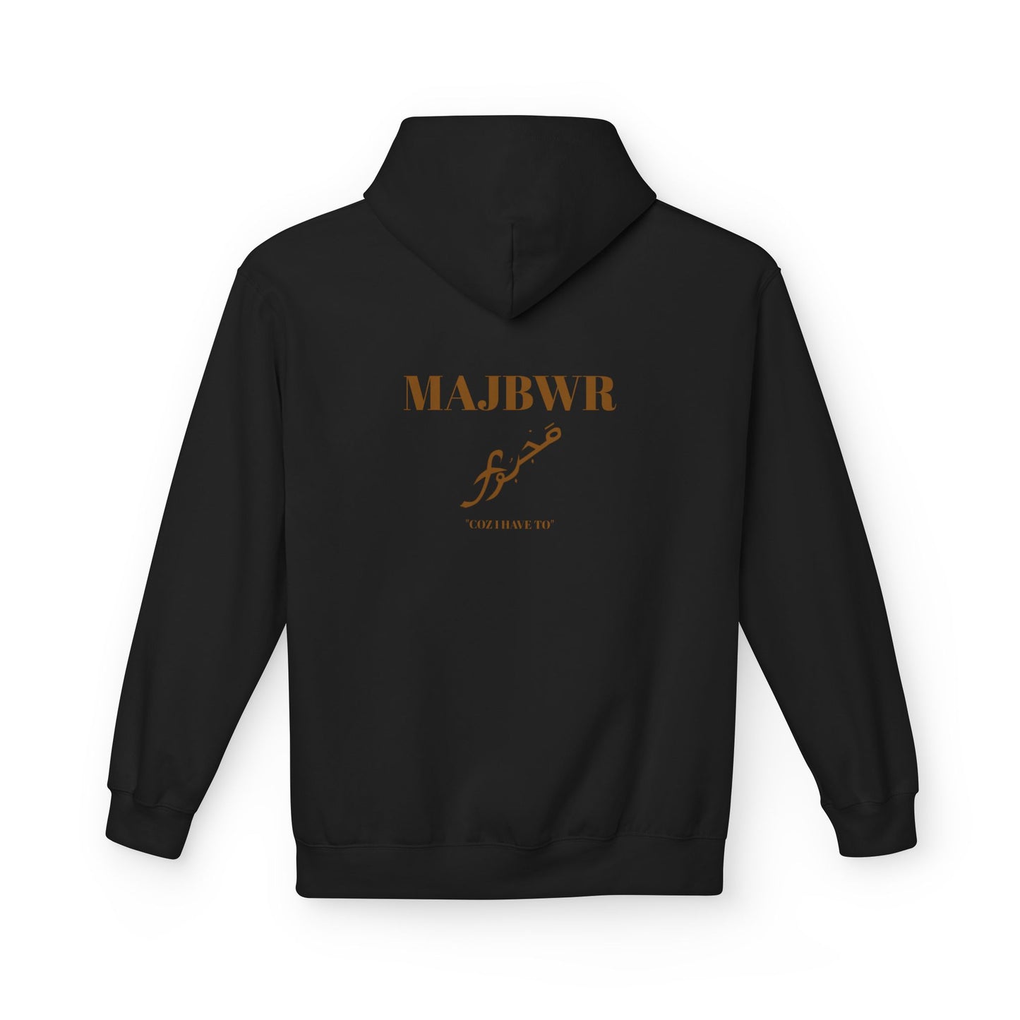 MAJBWR - Minimal Script 'Love' Hoodie — White Casual Pullover