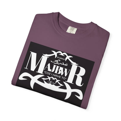 MAJBWR - T-Shirt — Bold Black Graphic Tee