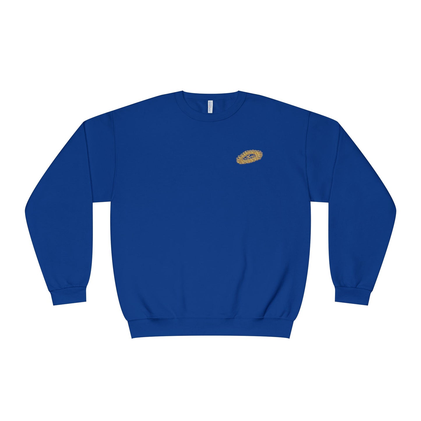 MAJBWR - Gold Crown Crewneck Sweatshirt — Arabic Script Graphic