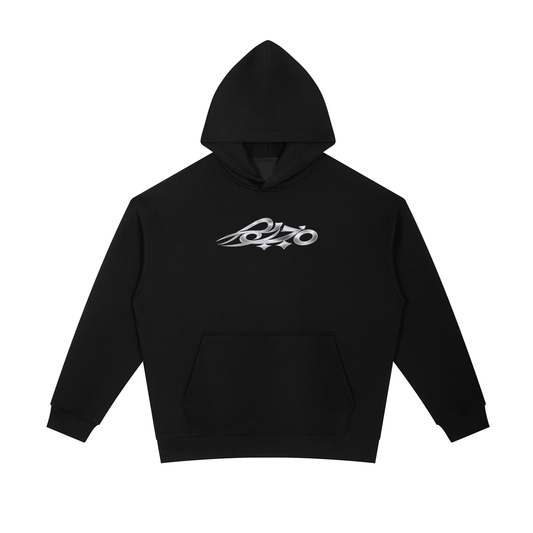 MAJBWR - GHOST WHITE HEAVYWEIGHT OVERSIZED HOODIE — SIGNATURE EDITION